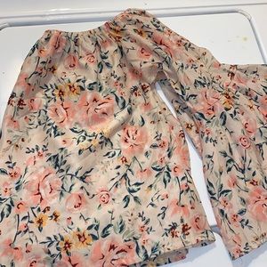 Floral Shoulder Shirt